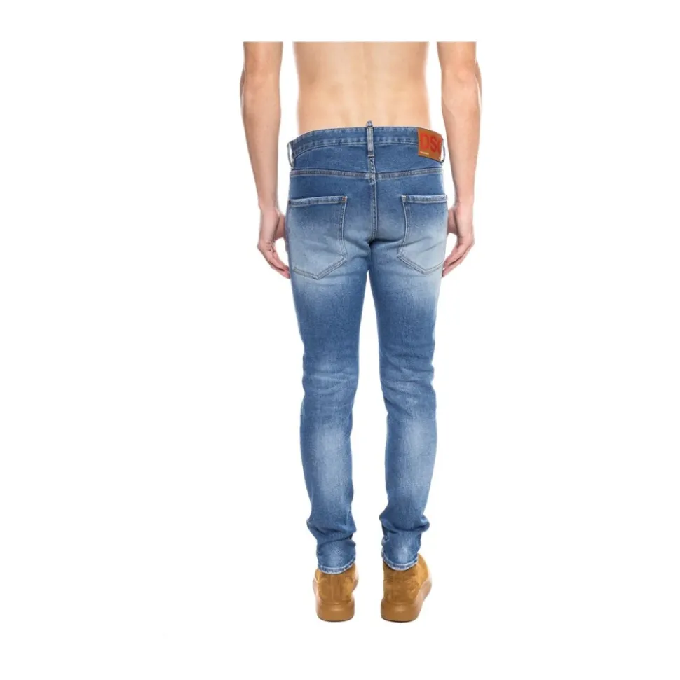 Niebieskie zniszczone Cool Guy Jeans
