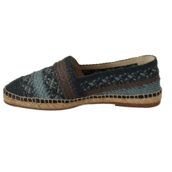 Niebiesko-Szare Slip On Buffalo Espadrille Buty