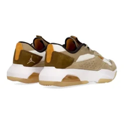 Niskie Sneakersy Khaki/Biały/Jasna Oliwka Odblaskowe