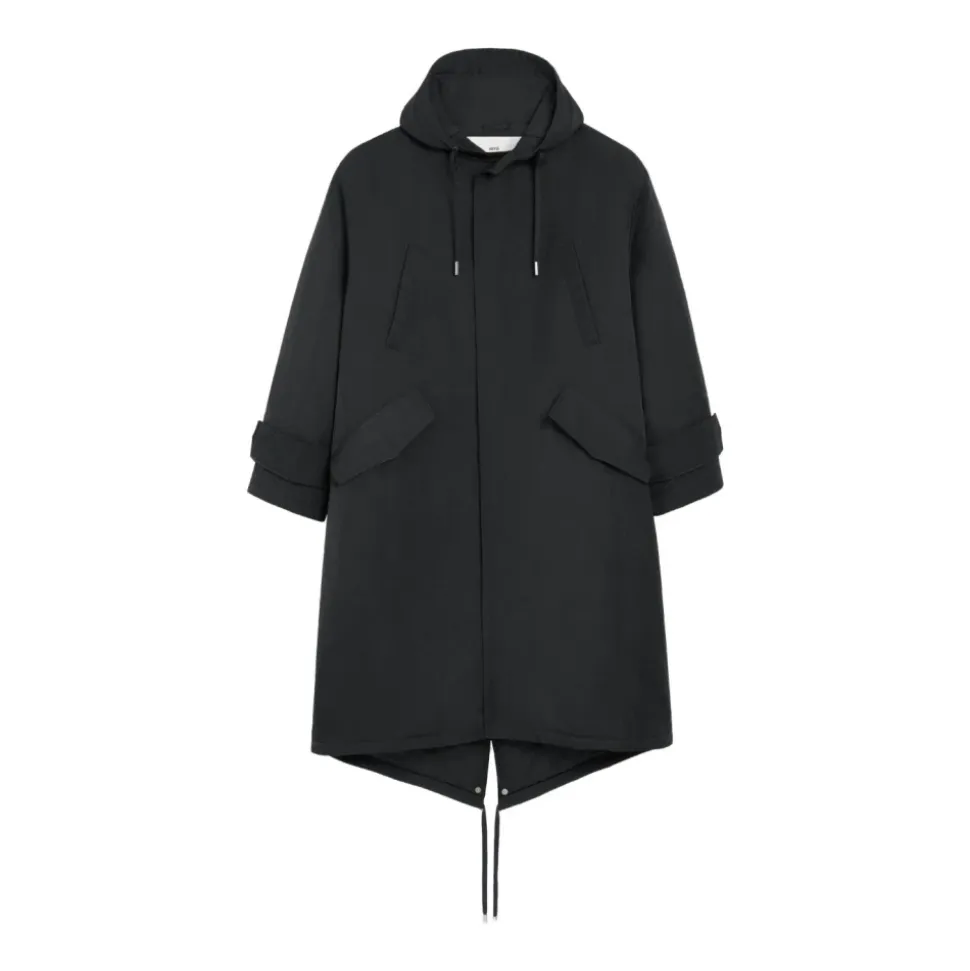 Nylon Sergé Padded Parka