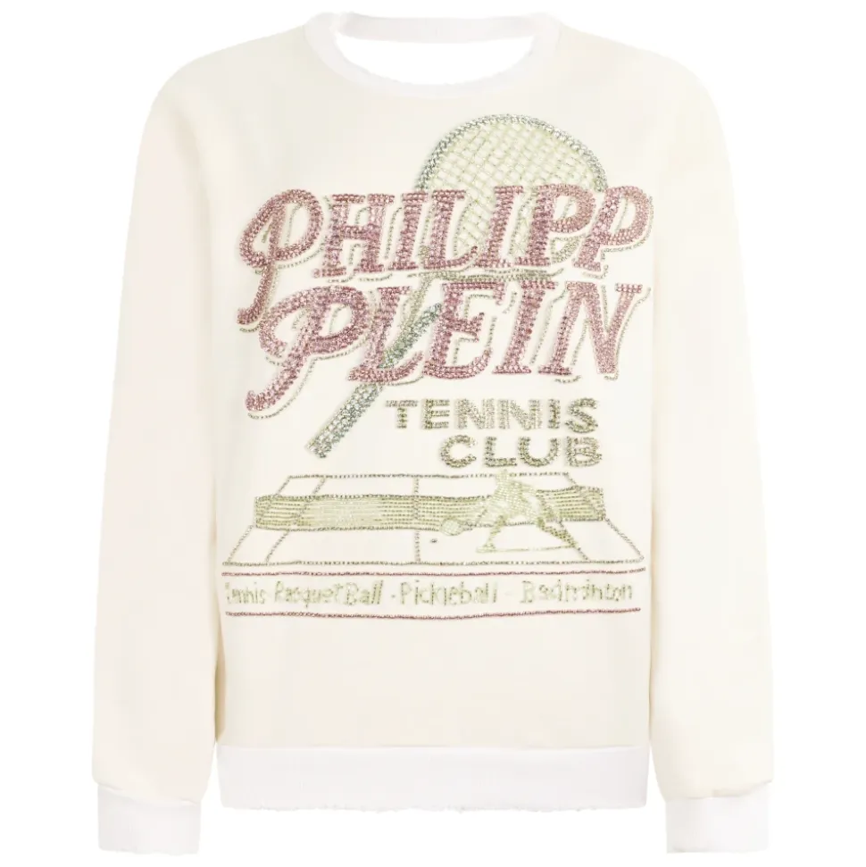 Open Back Sweatshirt Tennis Club