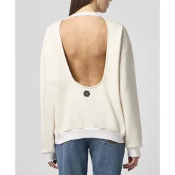 Open Back Sweatshirt Tennis Club