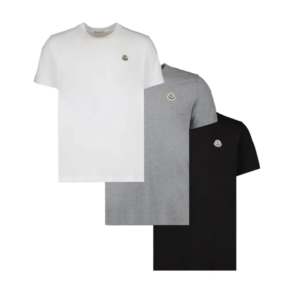 3-Pack Klasycznych T-shirtów z Okrągłym Dekoltem