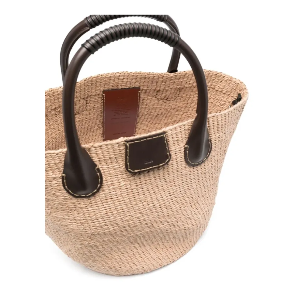 Palma Raffia Shopping Bag