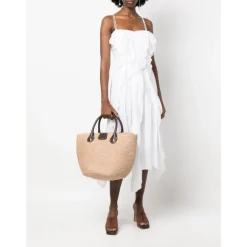 Palma Raffia Shopping Bag