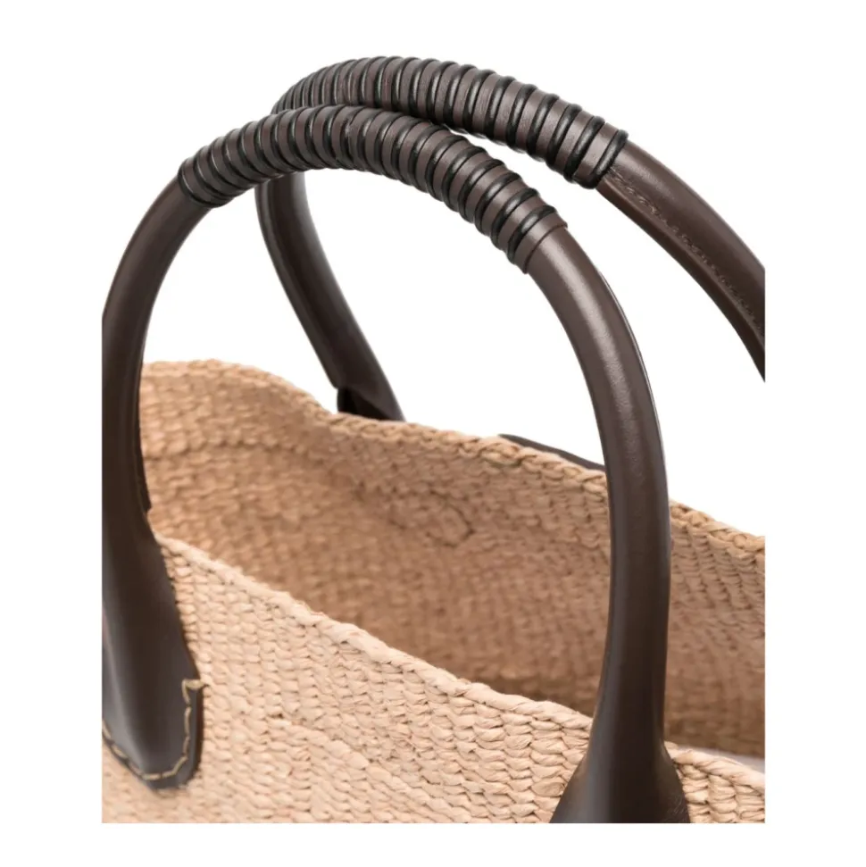 Palma Raffia Shopping Bag