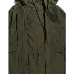 Parka w stylu militarnym