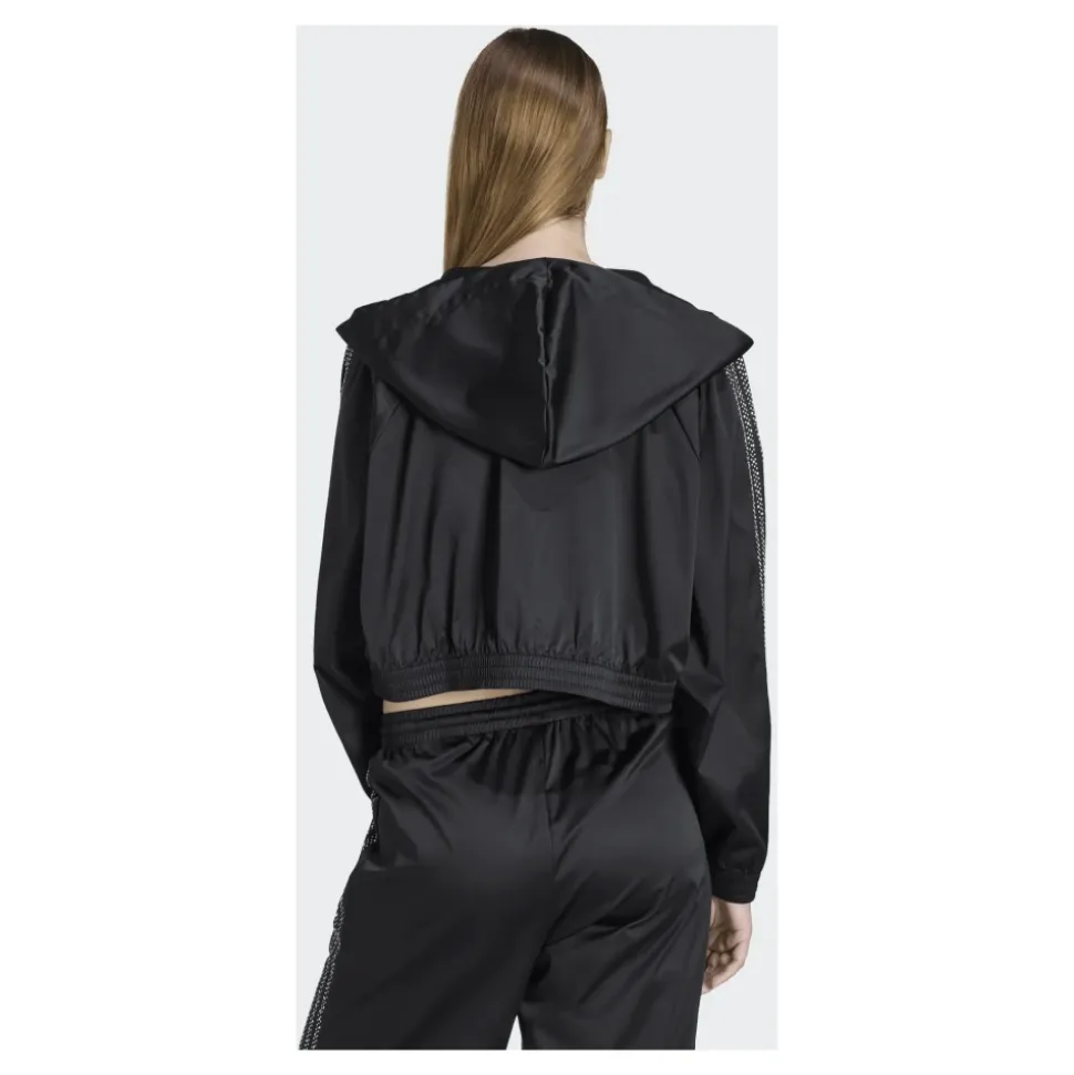 Pearl Cropped Zip Hoodie