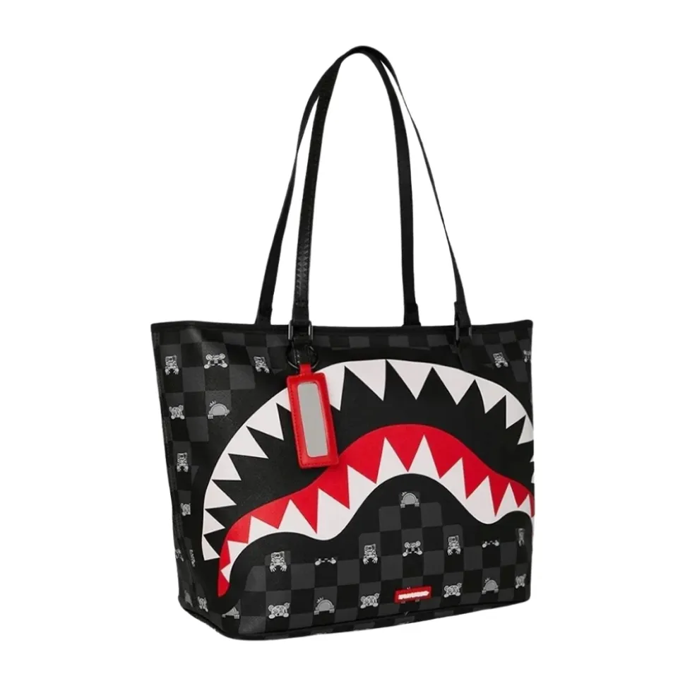 Peeking Character Check Tote