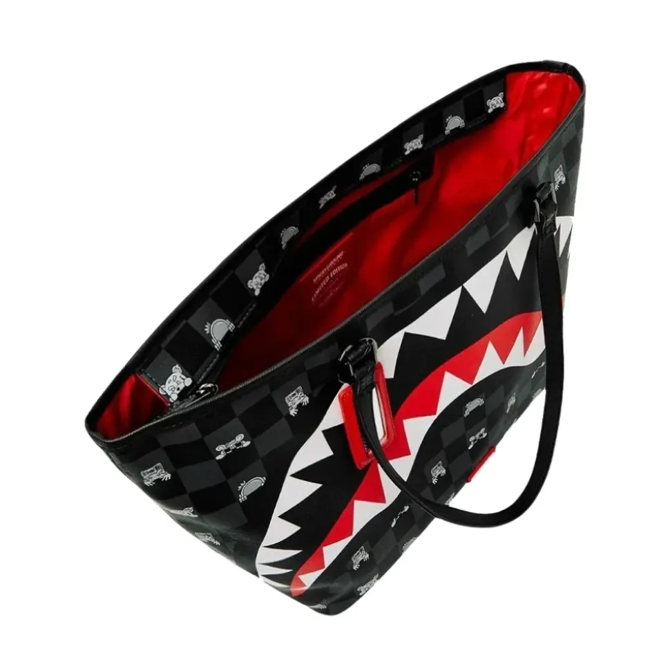 Peeking Character Check Tote