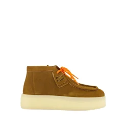 Platform Suede Ankle Boots