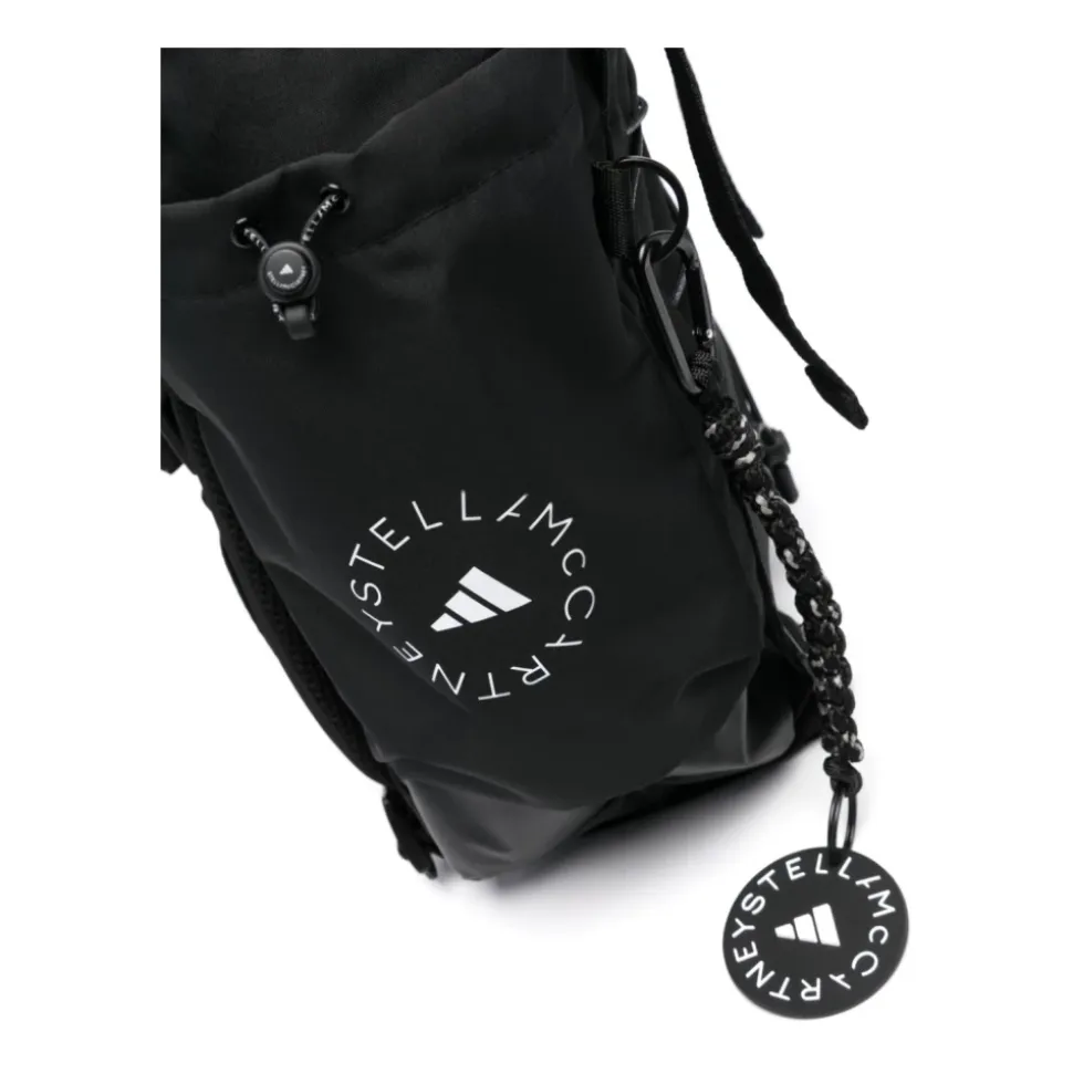 Plecak z logo Adidas by Stella McCartney