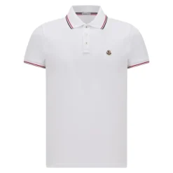 Polo Shirt z Trójkolorowym Wykończeniem