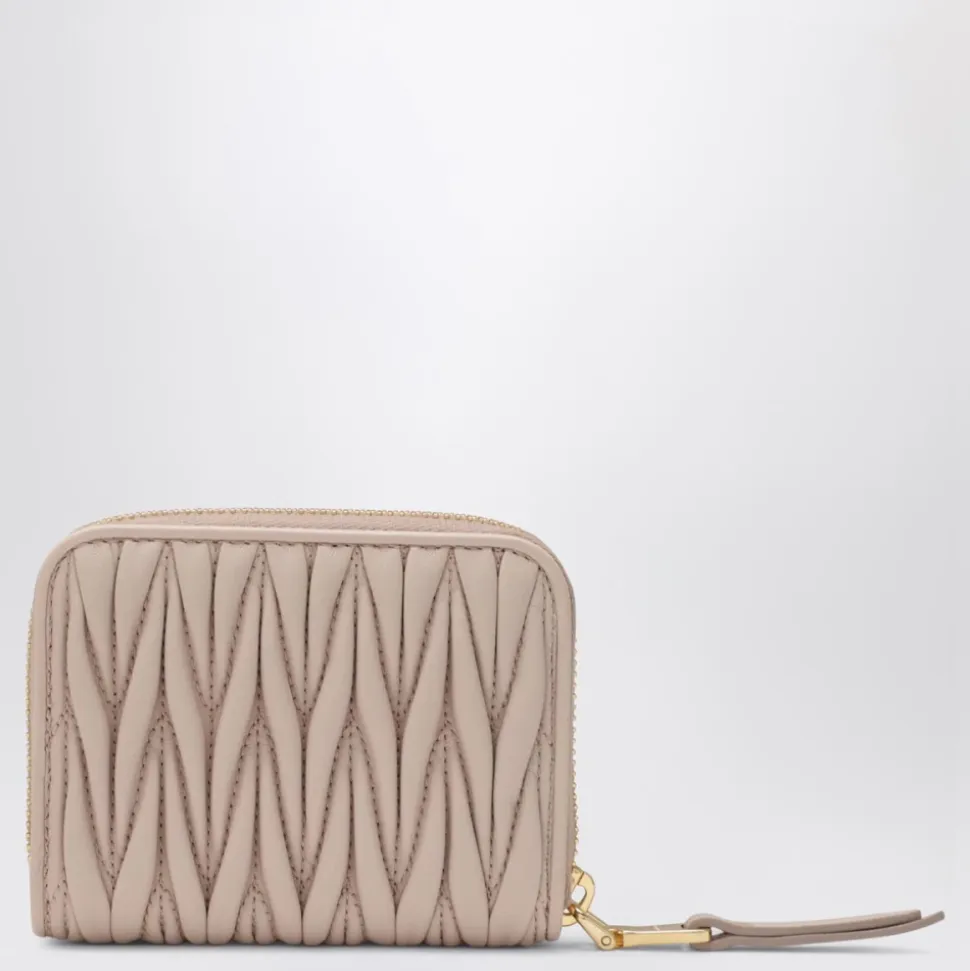 Portmonetka z Nappa Leather Matelassé