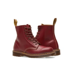 Ręcznie Robione Buty Vintage 1460 ze Skóry Quilon