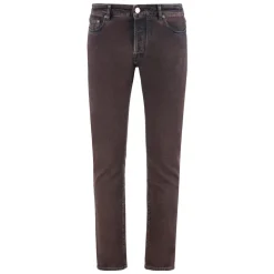 Regular Fit Jeans z logo ze skóry