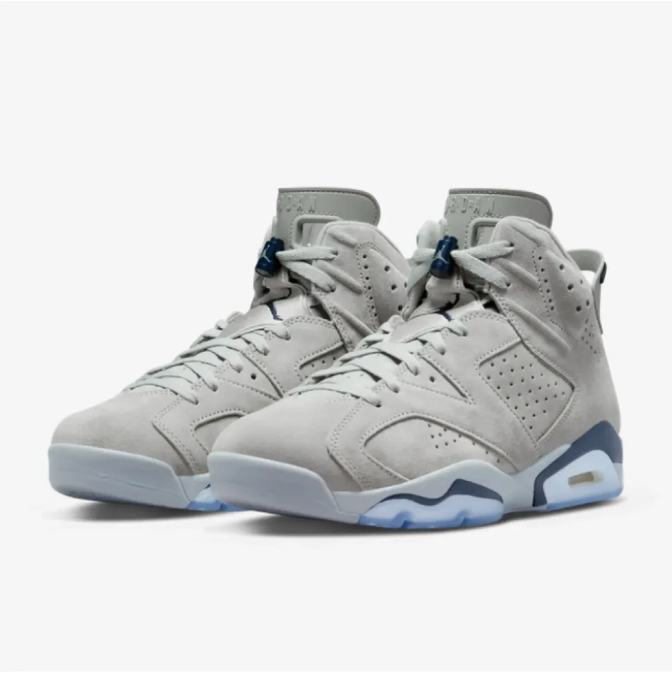 Retro Air 6 Szara Niebieska Sneaker