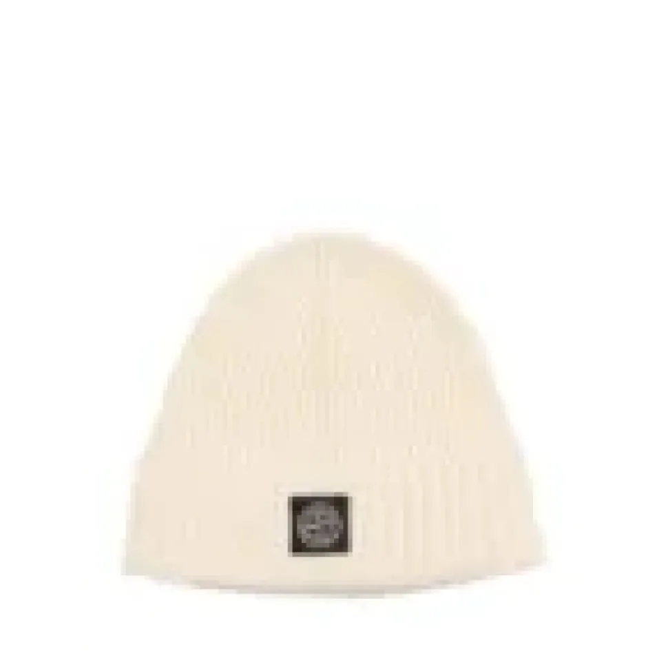 Ribbed Wool Cashmere Beanie