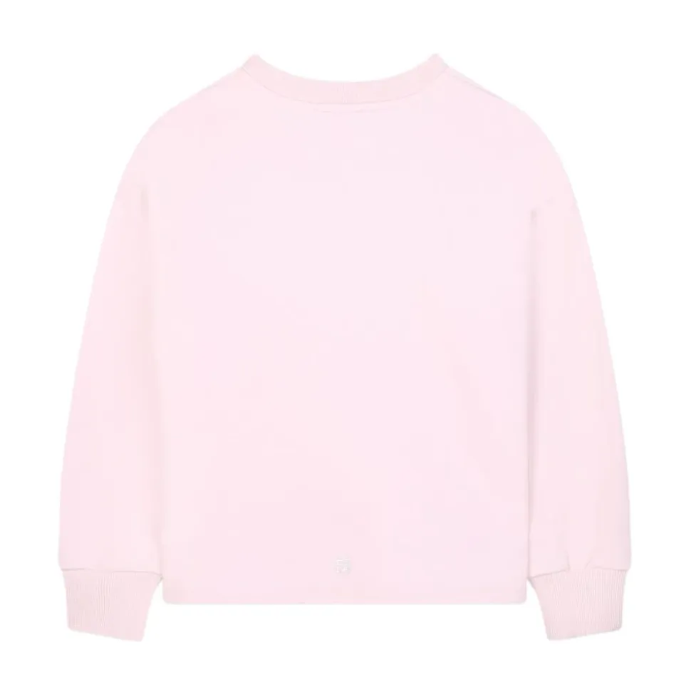 Różowy Sweter Dziecięcy Wysoka Jakość Stylu