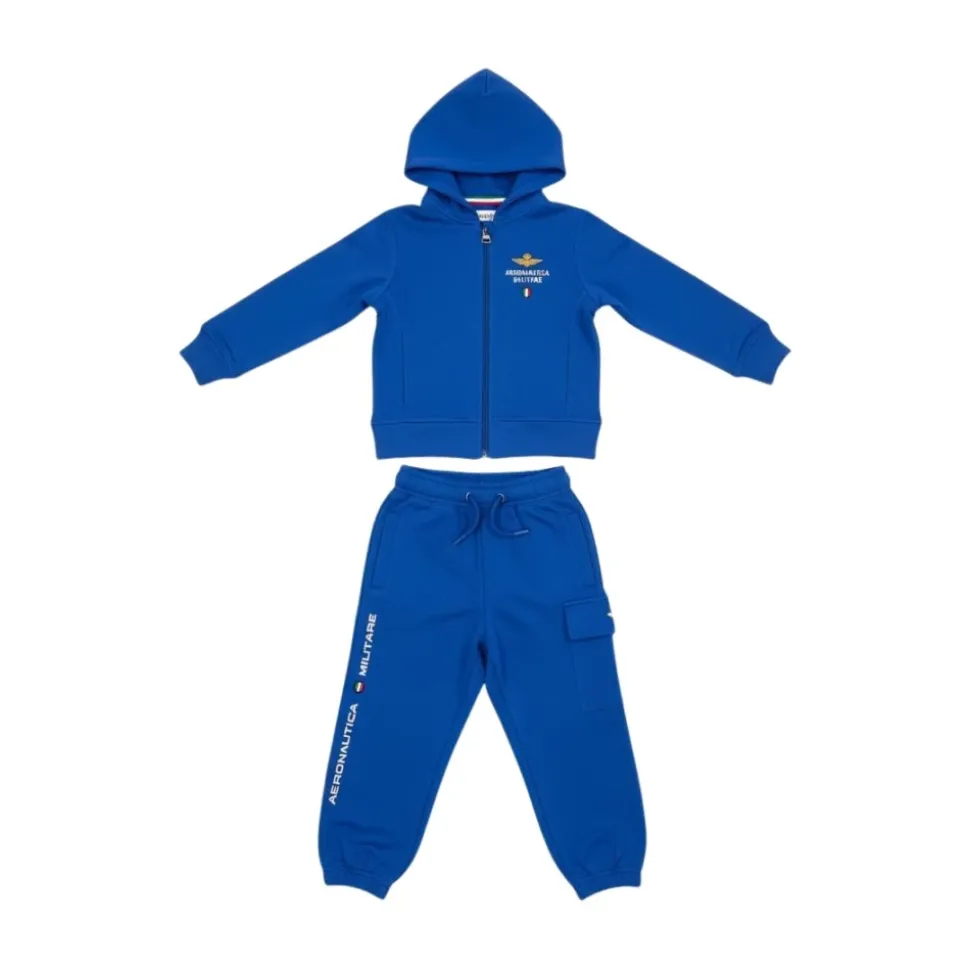 Set felpa zip cappuccio con pantalone