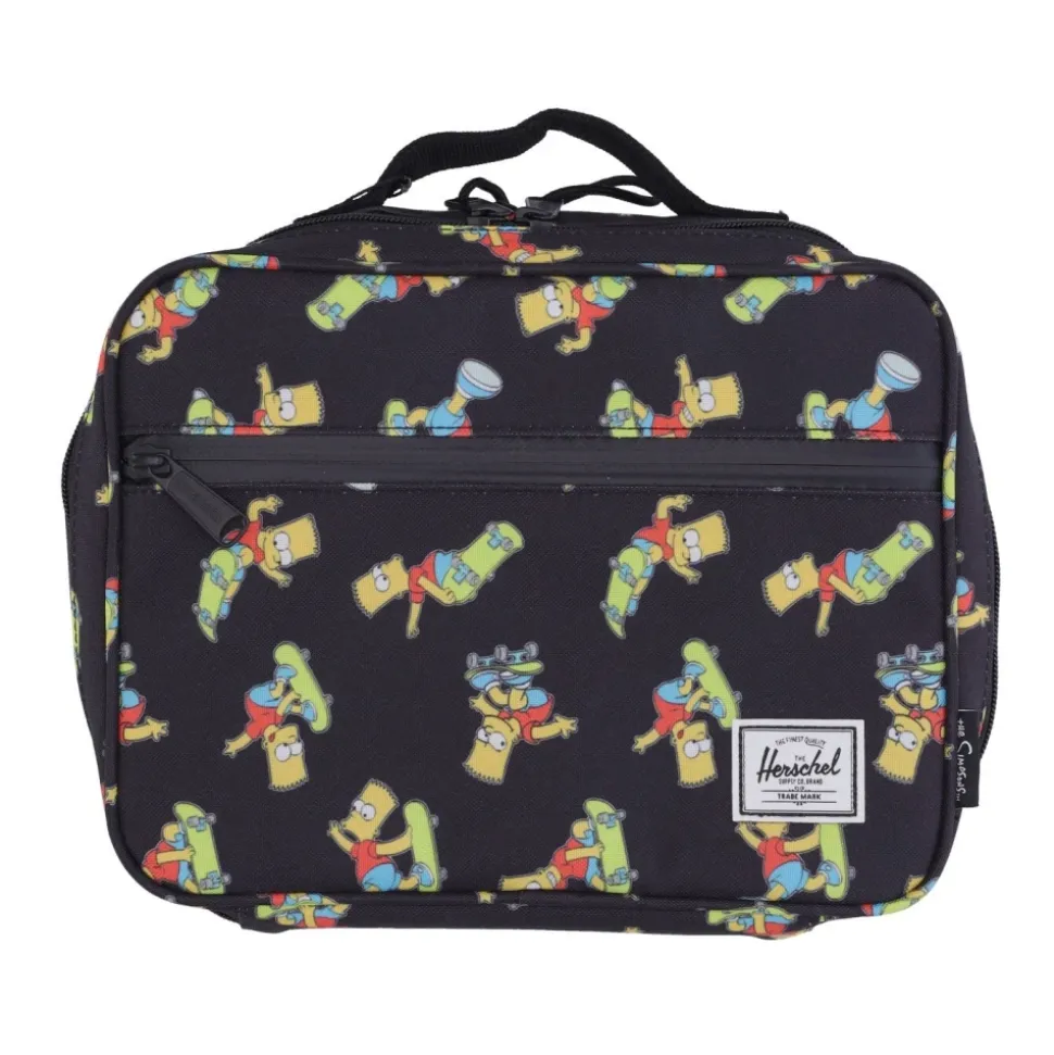Simpsons Pop Quiz Lunch Box Czarny
