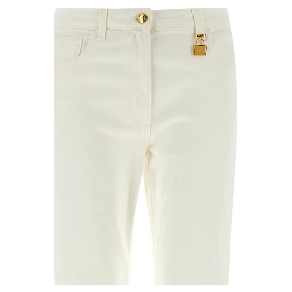 Skinny Jeans with Jewel Padlock