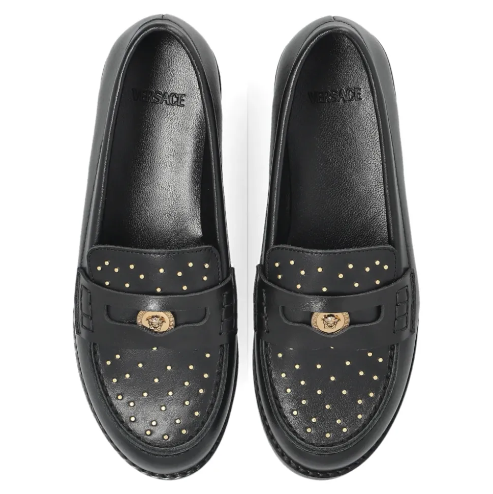 Skórzane buty typu `loafers`