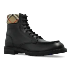 Skórzane sznurowane buty wojskowe Rogue