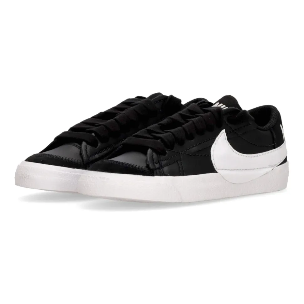 Sneakersy Low Top Czarno-Biało-Pomarańczowe