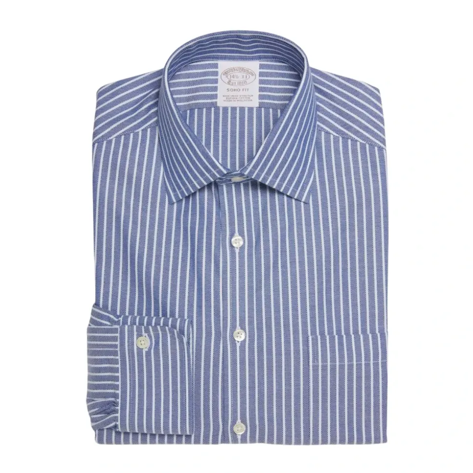 Soho Extra-slim Fit Koszula bez żelaza, Dobby, Kołnierz Ainsley