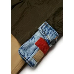 Spodnie dresowe z denimu z kieszeniami