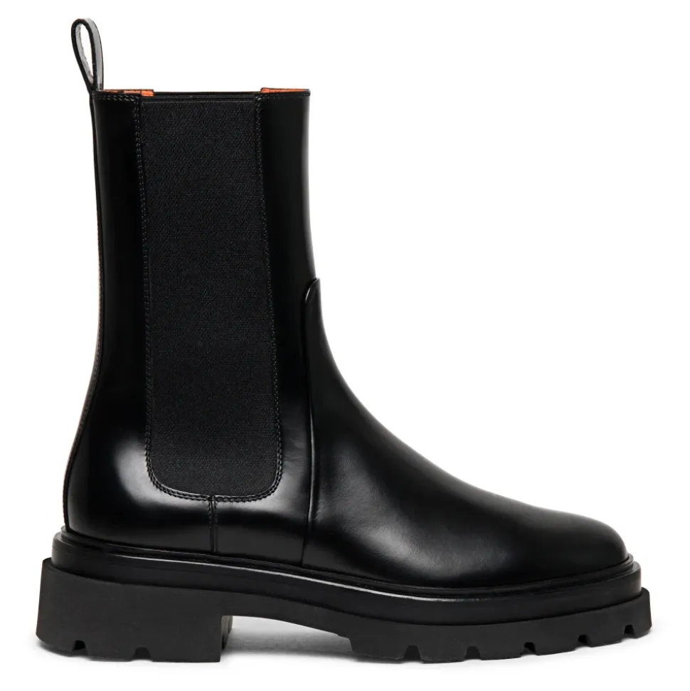 Stylowe skórzane buty bojowe