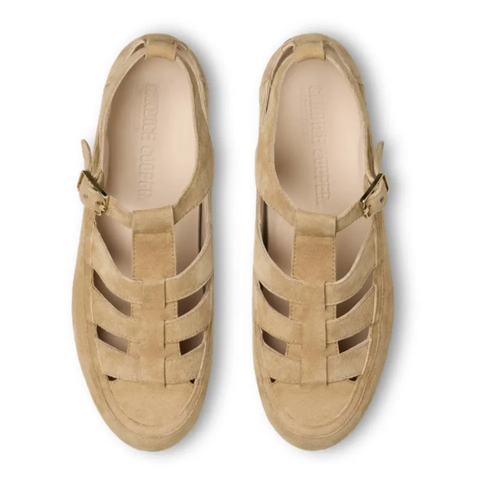 Suede sandals ROCK T-BAR