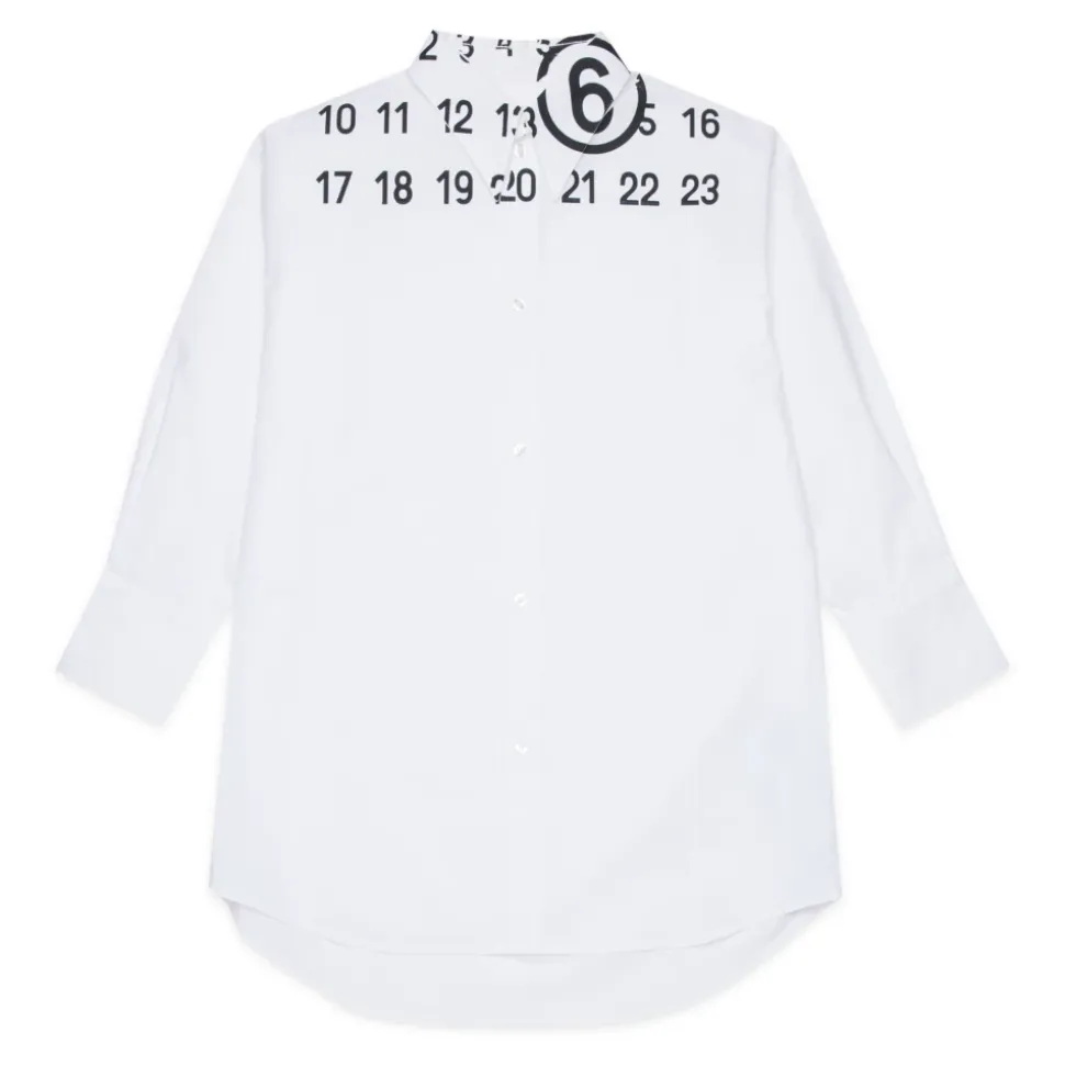 Sukienka koszulowa Signature Numbers Print