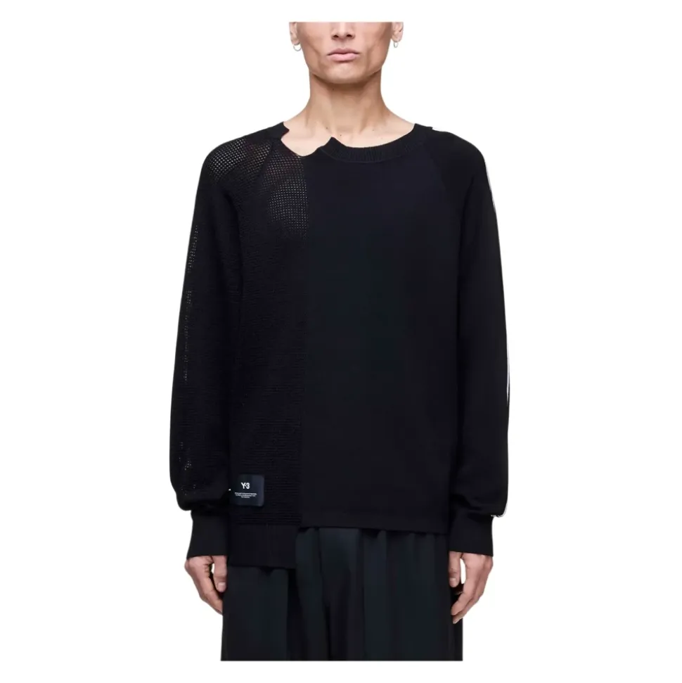 Sweter dzianinowy z logo