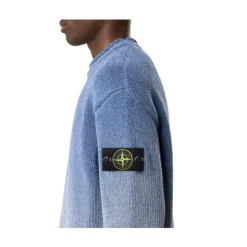 Sweter dzianinowy z okrągłym dekoltem