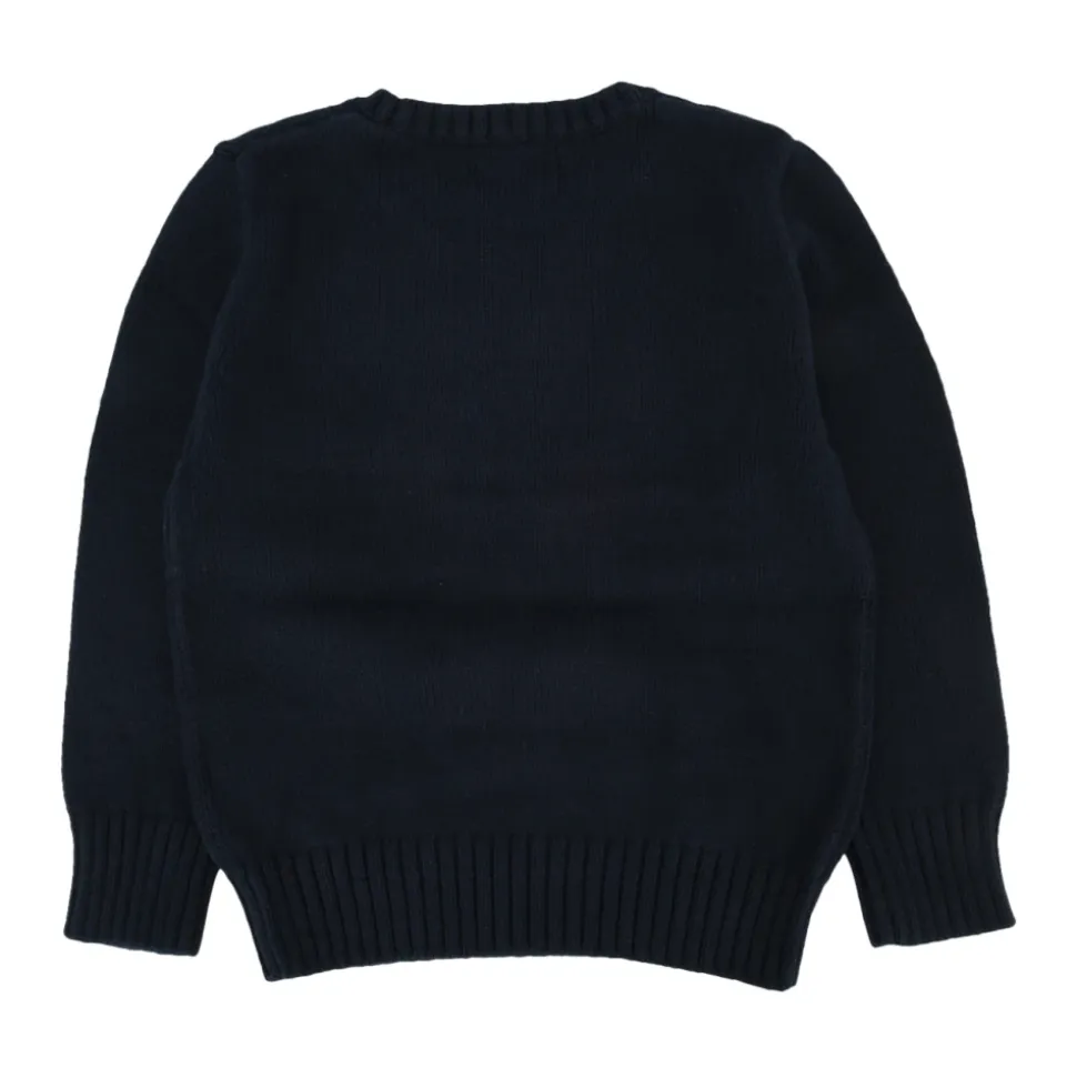Sweter z bawełny z misiem