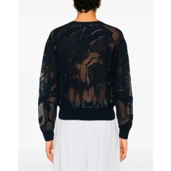 Sweter z dekoltem w serek