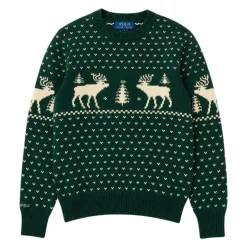 Sweter zimowy we wzory