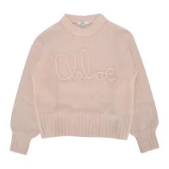 Sweter z logo z wełny i kaszmiru