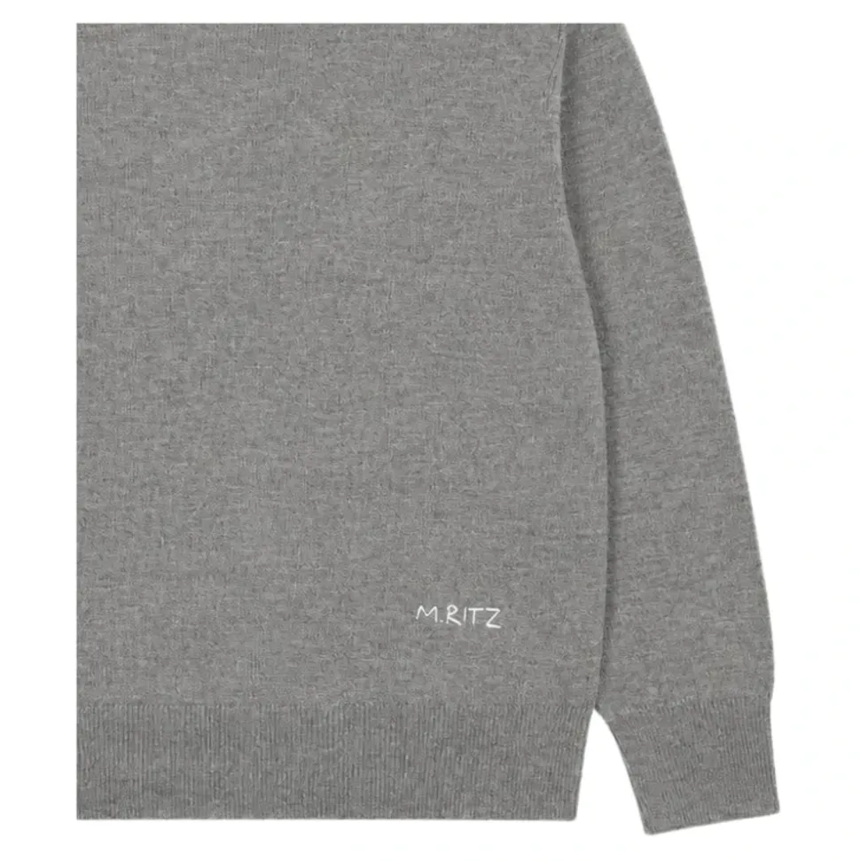Sweter z okrągłym dekoltem