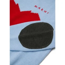 Sweter z okrągłym dekoltem i logo