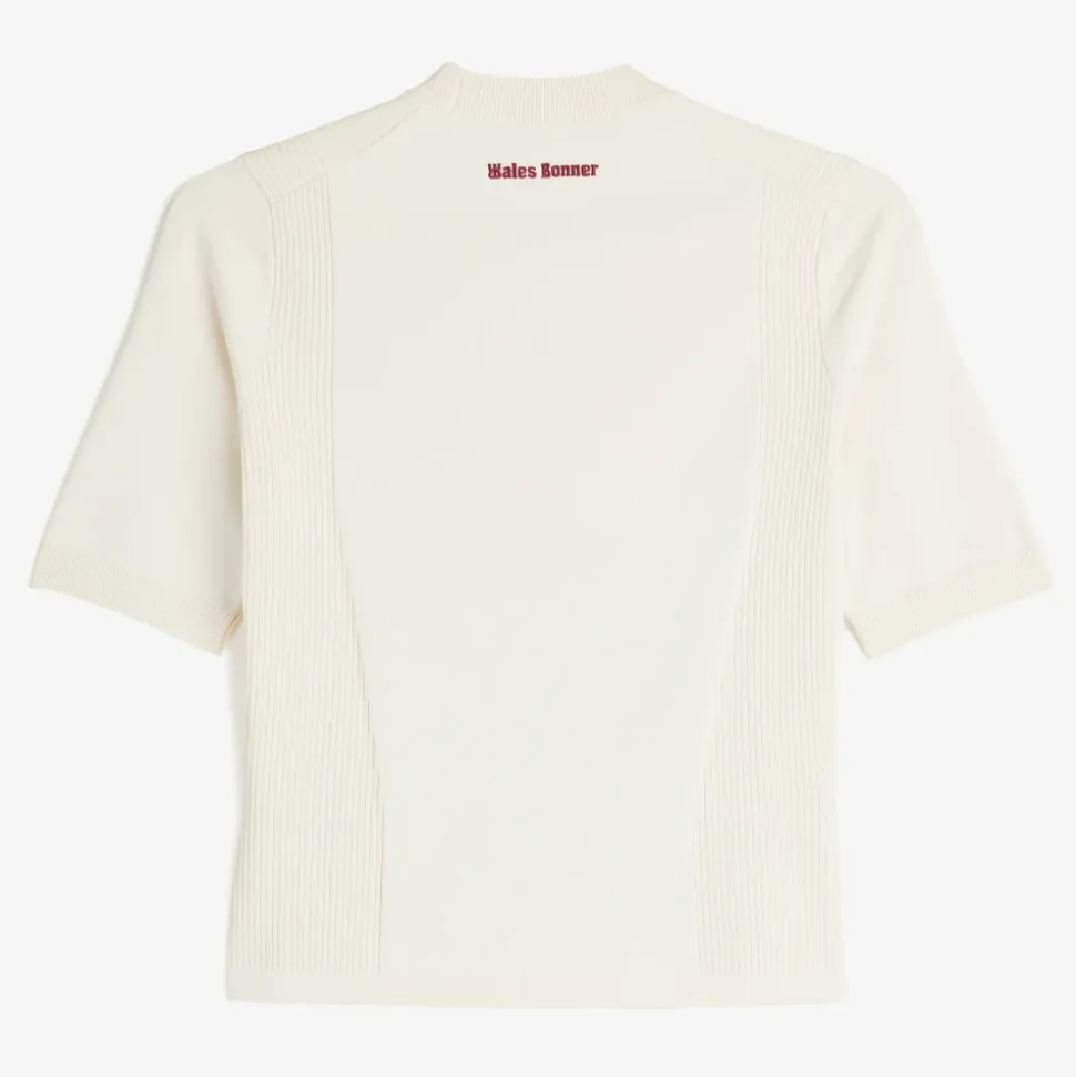 Sweter z panelem Biały