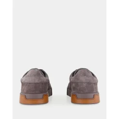 Szare Zamszowe Buty Żeglarskie