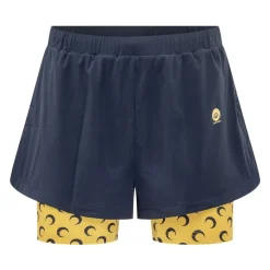 Szorty Athleisure z wstawkami w kształcie księżyca