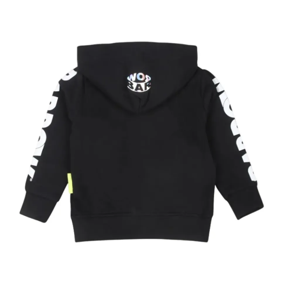 Żółta Bluza z Kapturem na Zamek z Uśmiechem