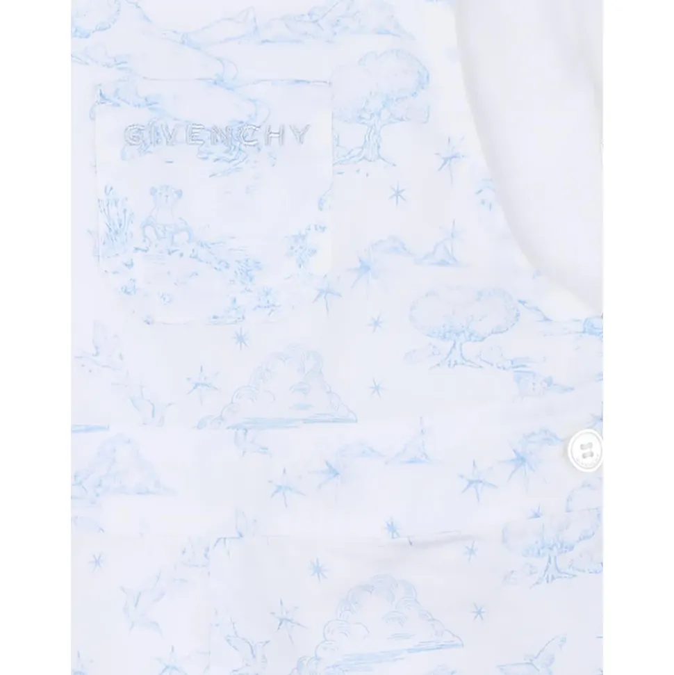 Toile de Jouy Dungaree Set