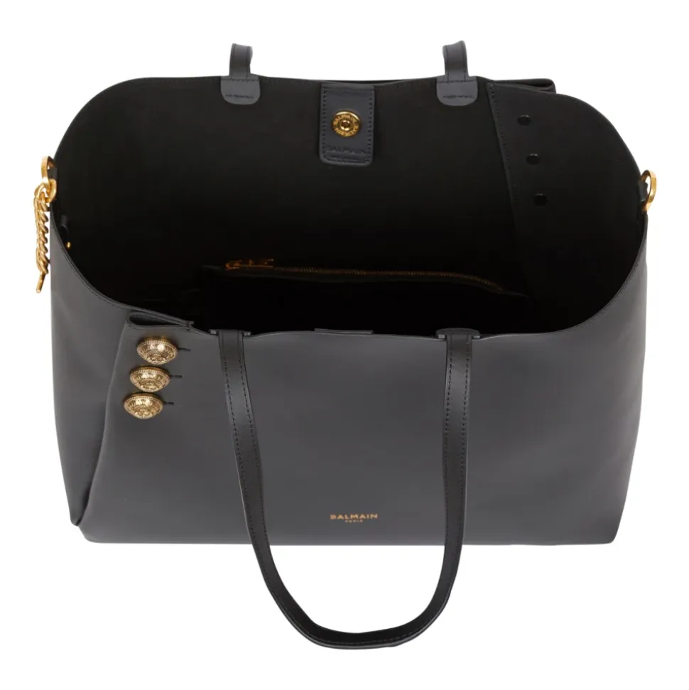 Torba Emblème Leather Tote Bag