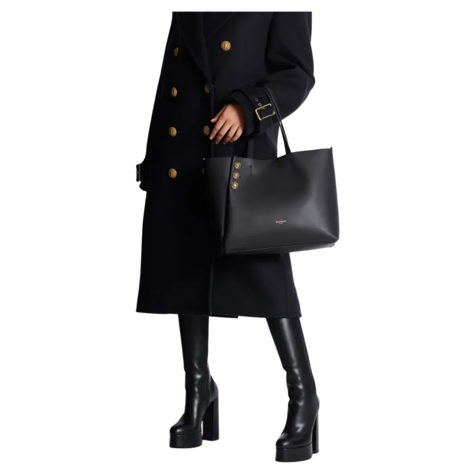 Torba Emblème Leather Tote Bag