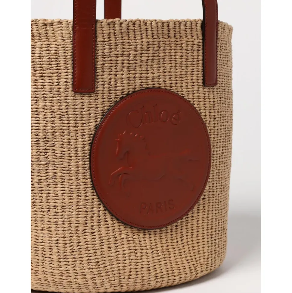 Torba Torebka Raffia Skóra